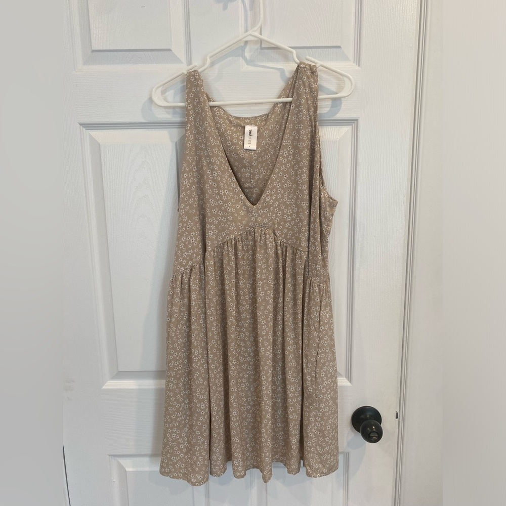 Smash + Tess Tan Mini Dress